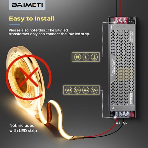 Transformateur LED 220V 24V 200W slim pour ruban intérieur - 3
