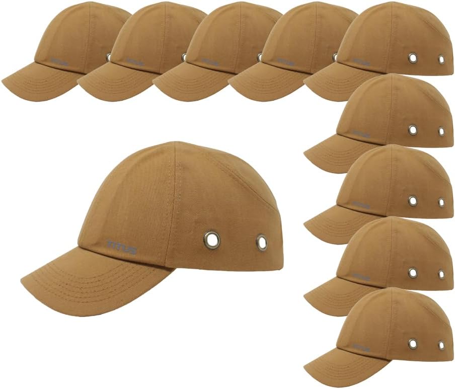 TITUS Lightweight Safety Bump Cap - Baseball Style Protective Hat