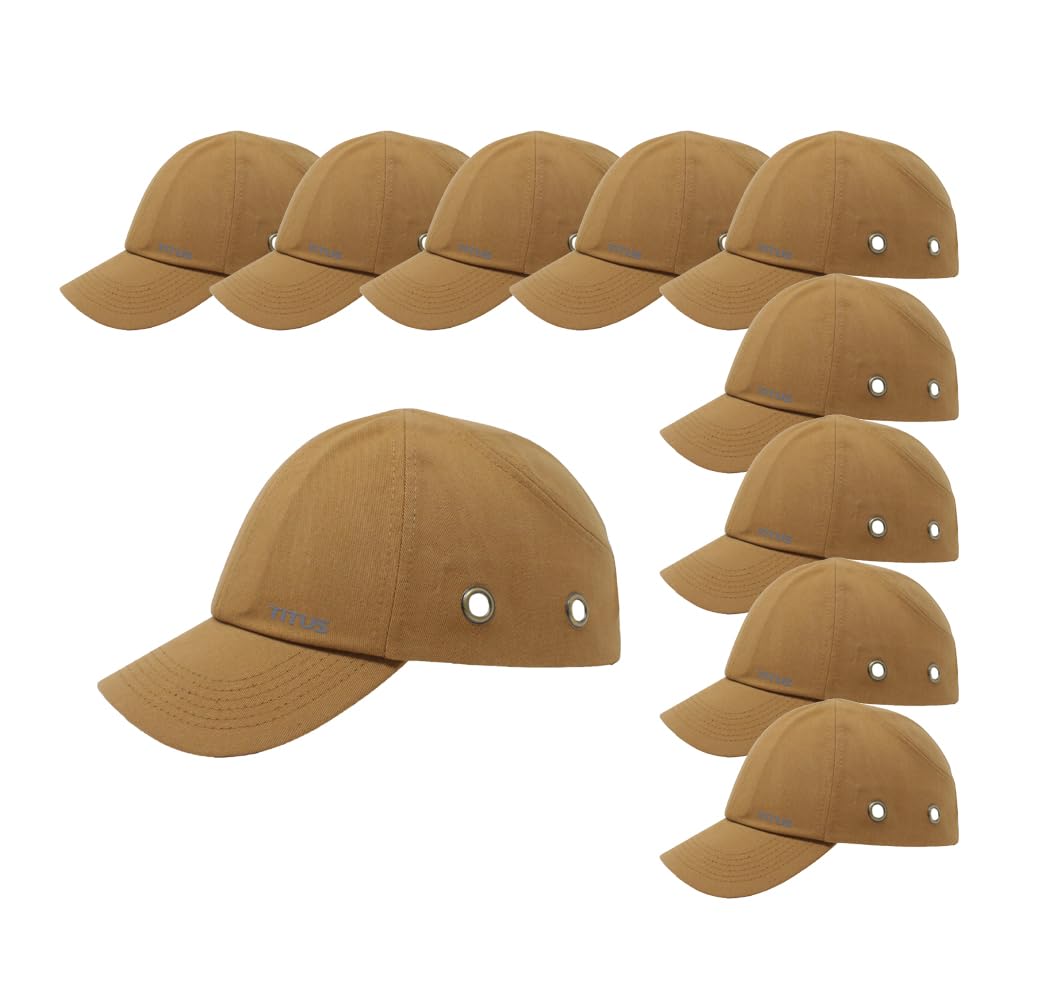 TITUS Lightweight Safety Bump Cap - Baseball Style Protective Hat