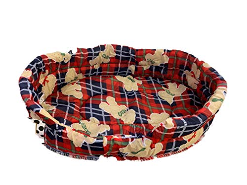 Ducomi Fufy 2 – Cama para perros y gatos de Oxford – Suave caseta para mascotas – Fácil de lavar (S, M-06)