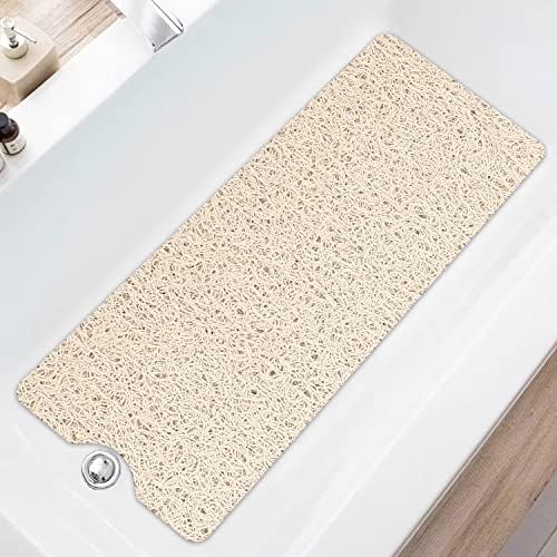 Loofah Mats for Shower, Non Slip | Quick Drying | Soft on Your Feet | Soft Textured Shower Mat ...
