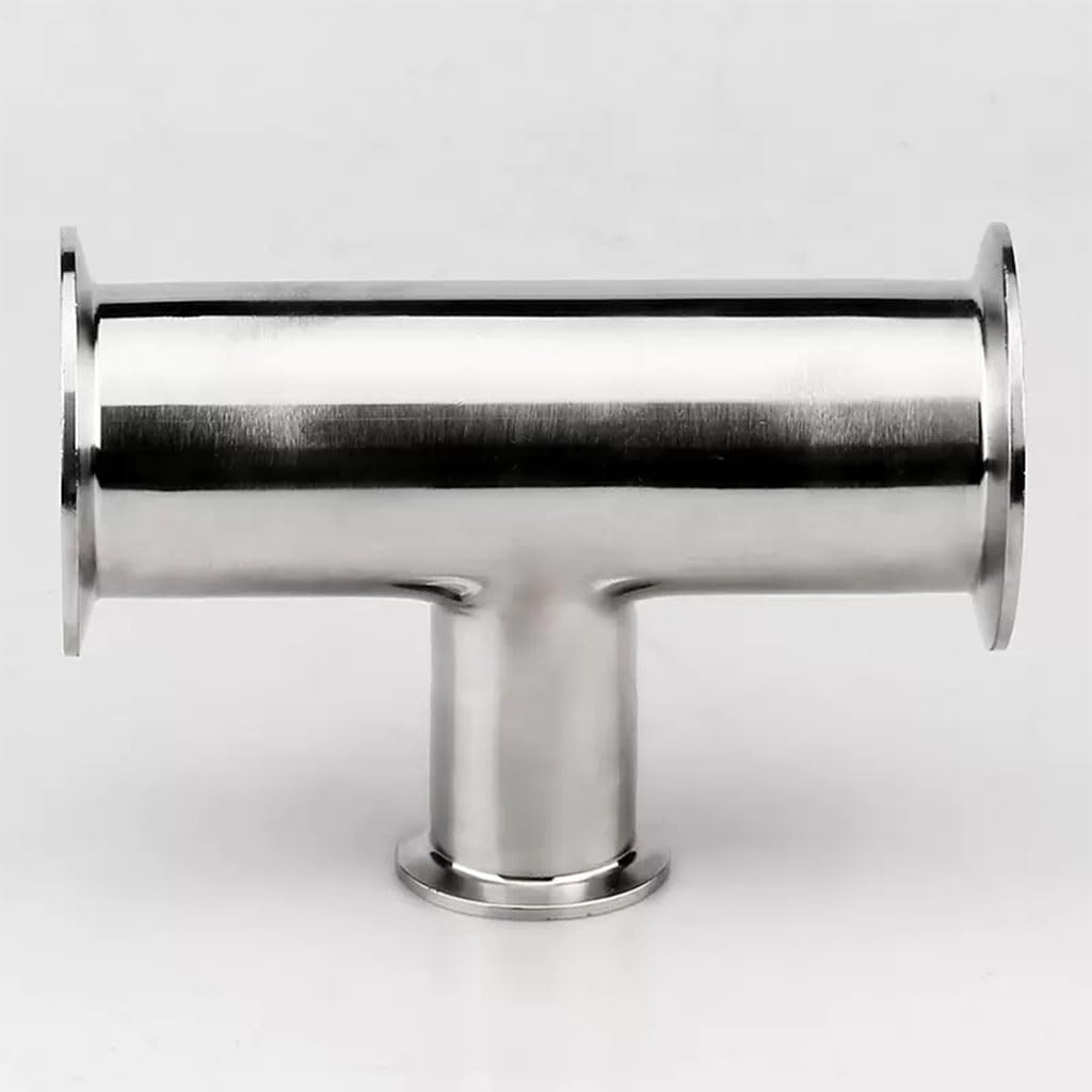 Accesorios de tubería de fundición de acero, 1 Uds. Abrazadera reductora de acero inoxidable OD de 19mm 25 32 38 45 51mm, virola sanitaria conector en T de 3 vías accesorio de tubería de 1,5 "-2" Tri