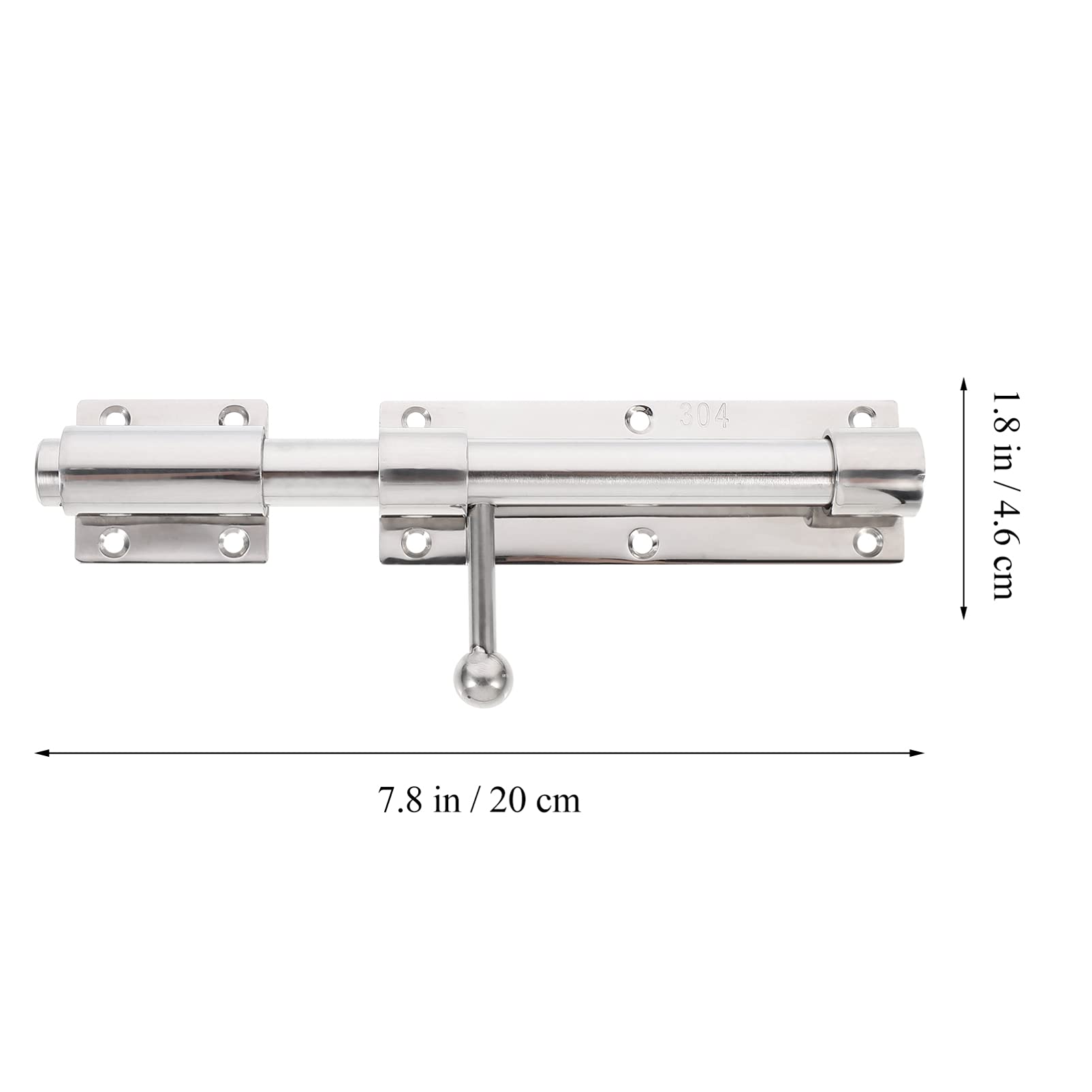 TOPBATHY 1pezzi Serratura Inossidabile Chiavistello e Resistente Per e Finestre Installazione Facile Design Per e
