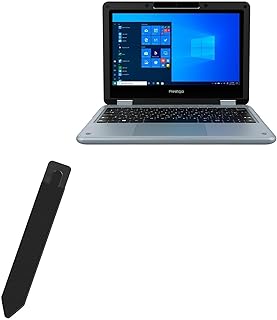 BoxWave Stylus Pouch Compatible with Prestigio Ecliptica 116 C3 - Stylus PortaPouch, Stylus Holder Carrier Portable Self-Adhesive for Prestigio Ecliptica 116 C3 - Jet Black