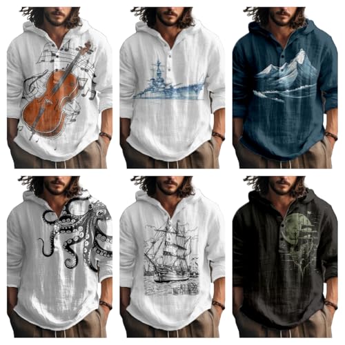 Long Sleeve Shirts for Men Fishing Workout Golf Henly Sweatshirt SunY2K Funny Shirts Casual Oversized Hoodie2