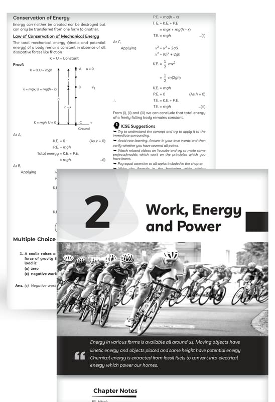 Educart ICSE Class 10 Question Bank 2024 + Solved Paper PHYSICS (based on 17th June'23 Specimen Paper) for 2023-24 1