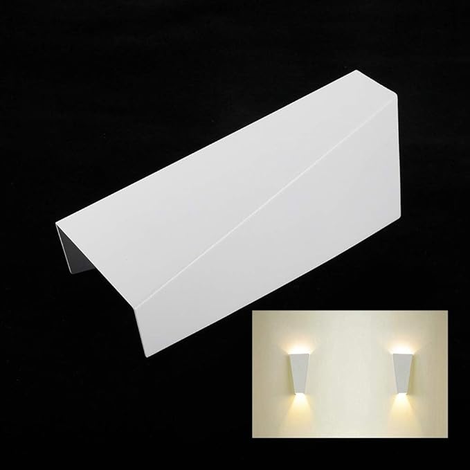 Haofy Ymiko 10W moderne wandlamp wandlamp warm wit voor slaapkamer gang trappen badkamer binnenverlichting lamp (wit) photo 3