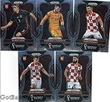 2022 Panini Prizm World Cup Qatar Croatia Team Set of 11 Cards: Borna Sosa(#55), Dominik Livakovic(#56), Ivan Perisic(#57), Josip Stanisic(#58), Josko Gvardiol(#59), Lovro Majer(#60), Luka Modric(#61), Luka Sucic(#62), Marcelo Brozovic(#63), Mario Pasalic(#64), Mateo Kovacic(#65) - GotBaseballCards