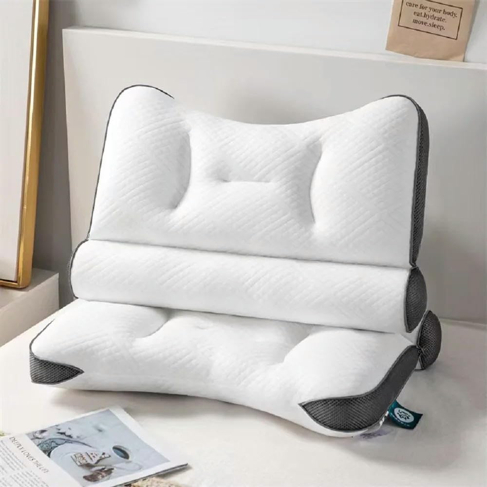 Poduszka ortopedyczna SECWL Ultra-Comfortable Ergonomic Neck Support Pillow Chroń szyję i kręgosłup Poduszka ortopedyczna do spania w każdej pozycji