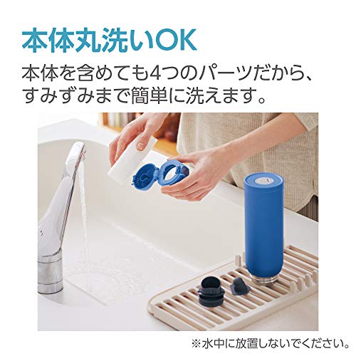 Image of Zojirushi SM-WA48 480ml One Touch Flip-Open Bottle (Blue)