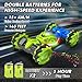 Fosgoit Ferngesteuertes Auto ab 4 5 6 7 8 Jahre RC Auto Kinder 2,4 GHz 4WD Stunt Twist Car, 360° Spielzeug Ferngesteuertes Car Offroad, 2 Akku RC Stunt mit Fernbedienung Musik Licht