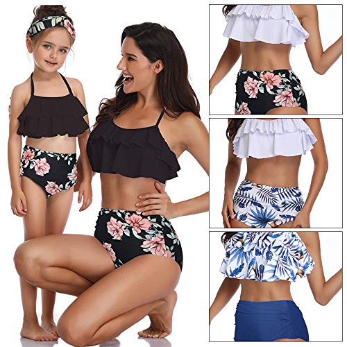 Roupa de banho Lutun para família, roupa de banho para pais e filhos, conjunto de biquíni de praia c