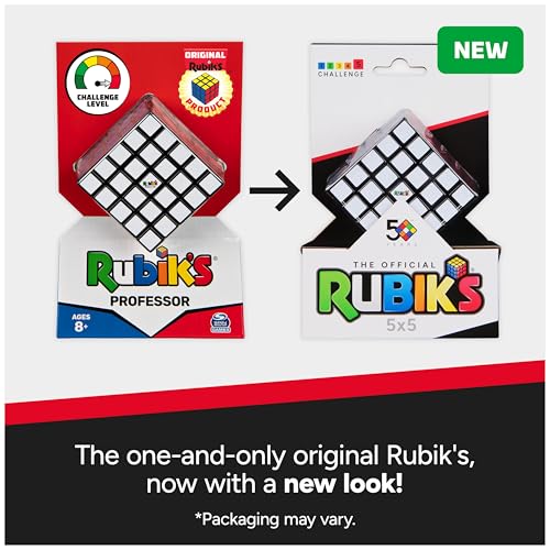 Image of Rubik's Cube, 5x5 Cube Color-Matching Puzzle Highly Complex Problem-Solving STEM Toy Brain Teaser Fidget Toy for Kids, for Ages 8 & Up