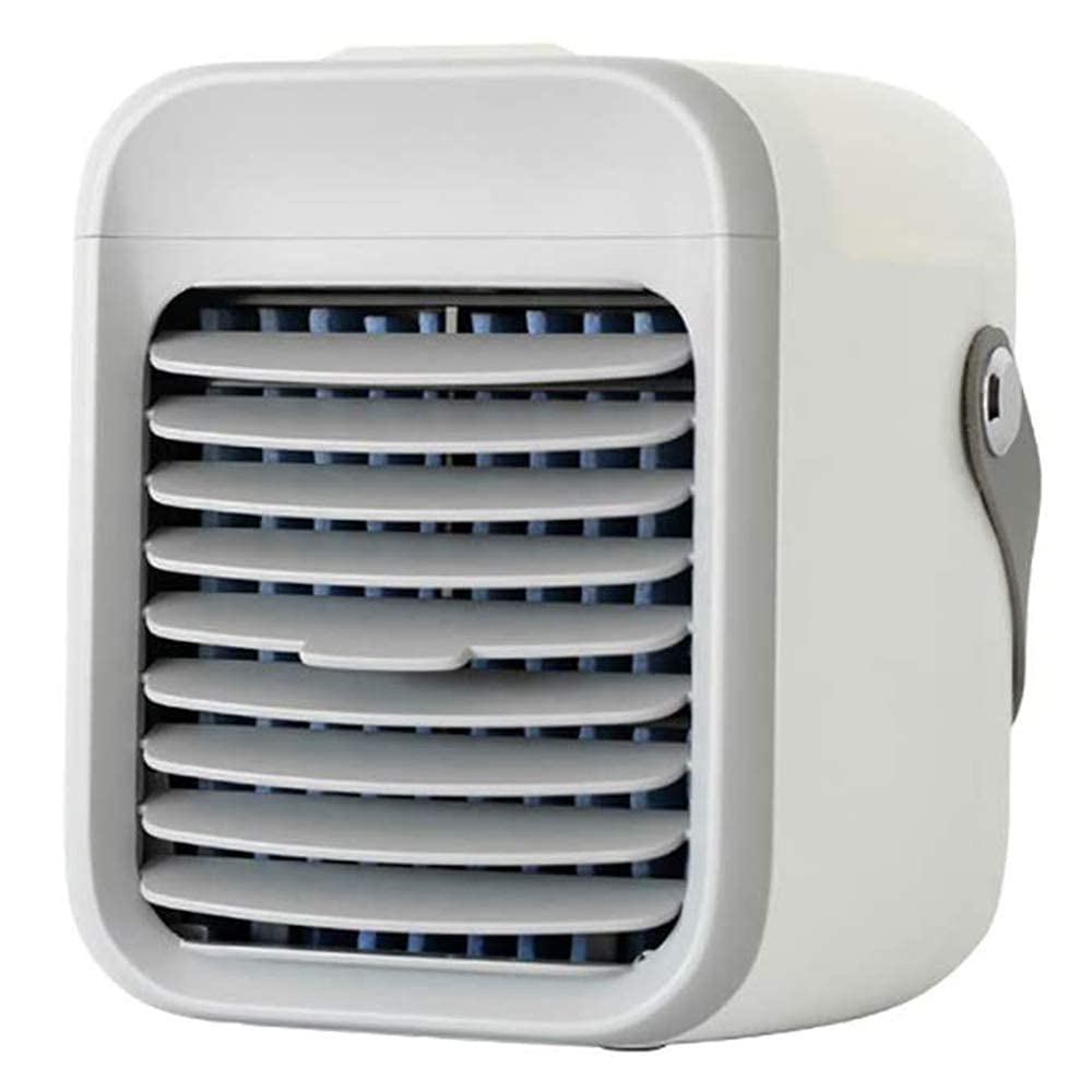 MSHGSKU Air Cooler Evaporative Portable Evaporative Conditioner with 3 Wind Speeds Small Desktop Cooling Fan, Personal Air Cooler, Mini USB Air Conditioner Fan for Home, Bedroom Room