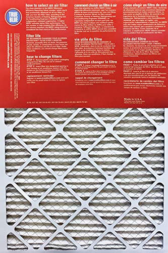 True Blue Allergen 20X30X1 Air Filter , Merv 11, 4-Pack #TOP1