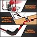 TEMI Basketball Hoop Indoor, LED Light Mini Basketball Hoop with 4 Balls & Electronic Scoreboard, Over The Door Basketball Hoop, Basketball Gifts for 5 6 7 8 9 10 11 12 Year Old Boys Girls Kids Teen