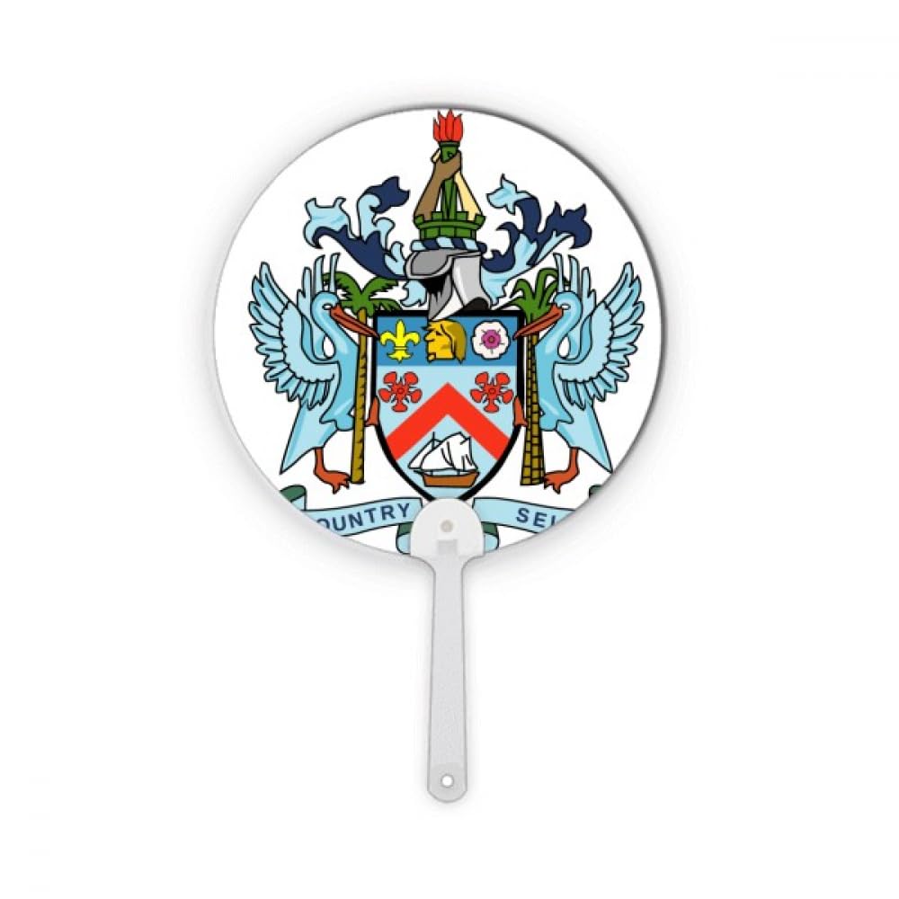 Emblème national Kitts and Nevis en plastique lisse aux finitions soignées pour écusson