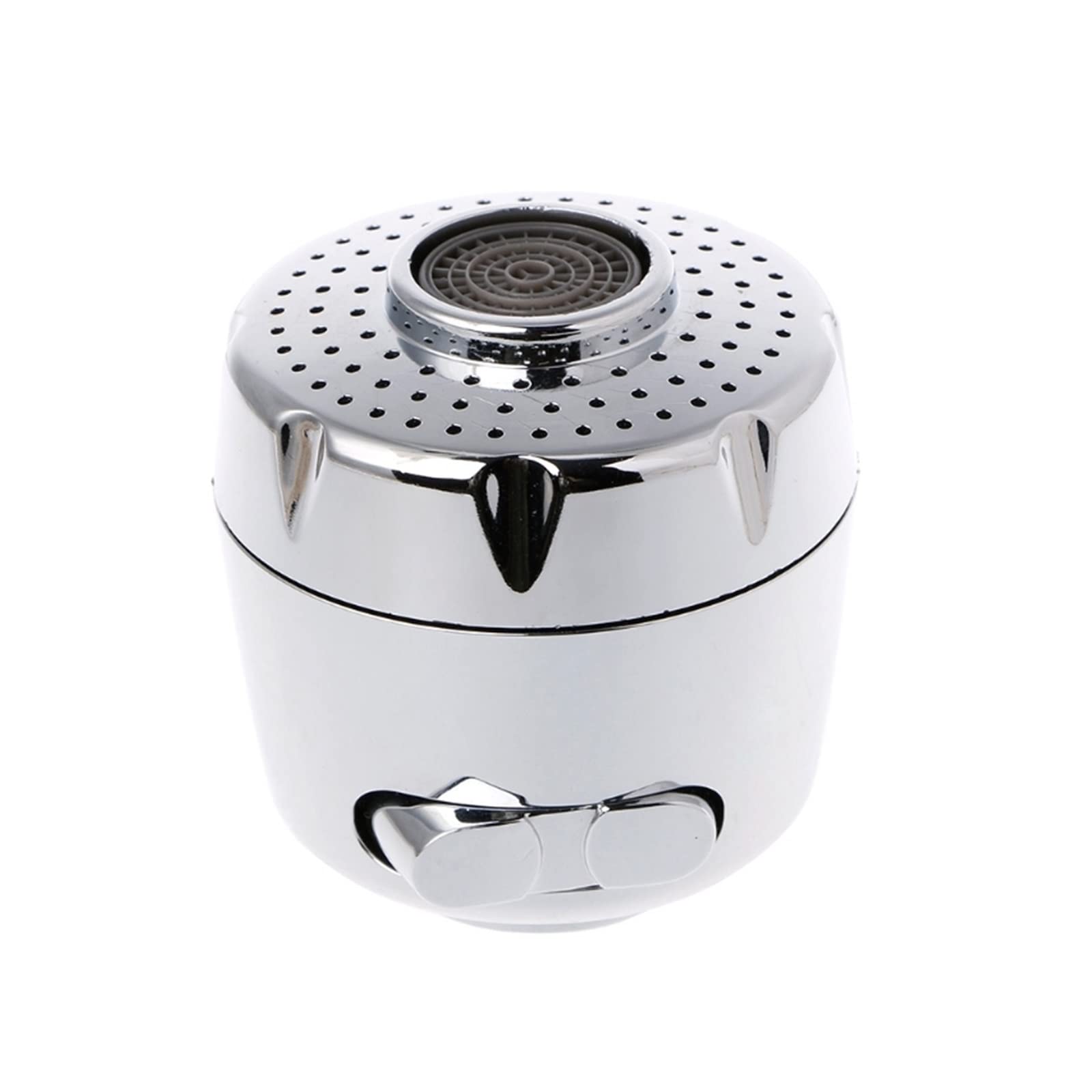 Joxlover Silver Kitchen Sink Faucets,Bathroom Faucets, Faucet Nozzle Aerator Bubbler Sprayer Water-Saving Tap Filter Two Modes For Kitchen Bathroom Meet Variety Of Cleaning Needs For Sink Vanity Rv Bar(Silver)