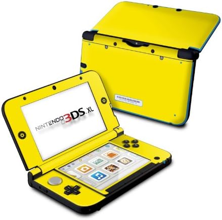 Solid State Yellow - DecalGirl Sticker Wrap Skin Compatible with Nintendo Original 3DS XL