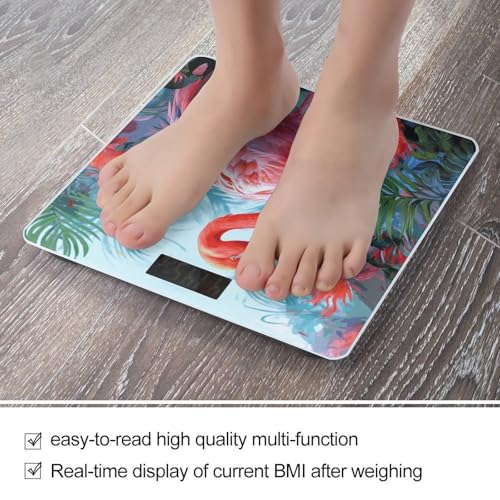 Báscula digital para baño con diseño Flamingo miniatura 5