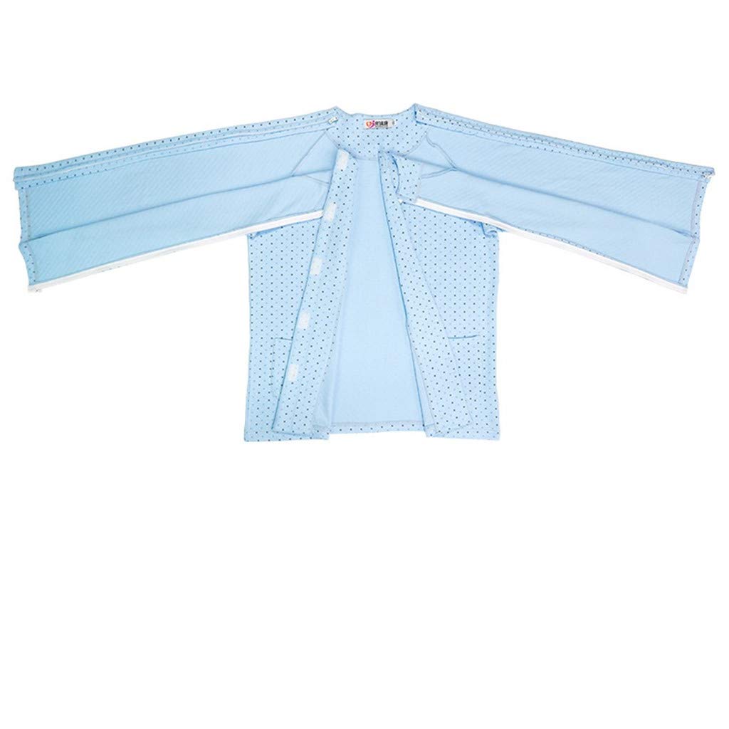 Patient Care Clothes for Fracture Postoperative Long Bedridden,inconvenient Wear and take Off Elderly,Easy to wear Off Nursing Suit,Coat,XXL