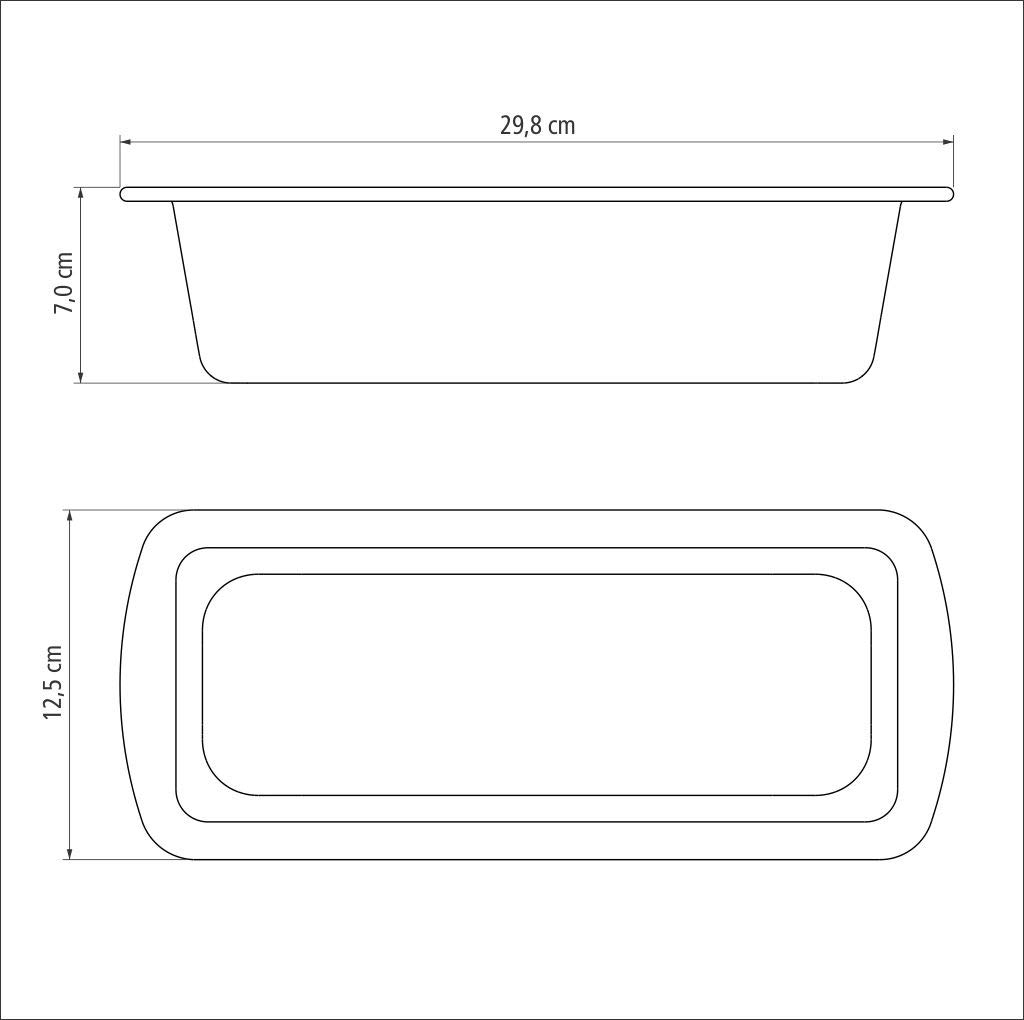 TRAMONTINA 20069/026 - Molde para pan (molde de terrina), Brasil, 26 cm, para 3-4 personas, aluminio, antiadherente (revestimiento de flúor), ligero, antiadherente, fabricado en Brasil