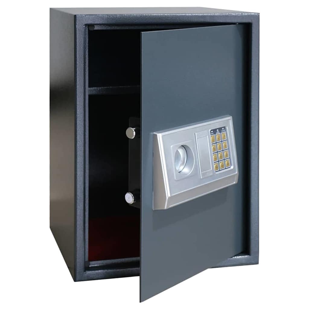 Caja Fuerte Digital Gris Oscuro 35 x 31 x 50 cm Acero,Casa y jardín,Seguridad empresarial y del hogar,Cajas Fuertes,15.2kg-42011308