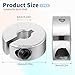 4 Pcs 6mm Split Shaft Collar, Aluminum Screw Split Clamp One Piece Shaft Locking Collar with Screws 6mm Bore Diameter, 20mm OD, 8mm Thickness for Machine Tools Industry Silver