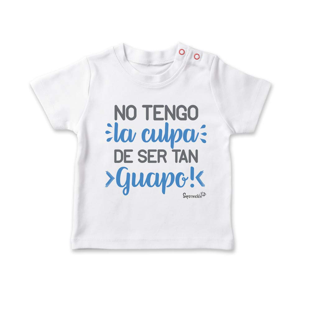 SUPERMOLON Camiseta bebé No Tengo la Culpa de ser Tan Guapo