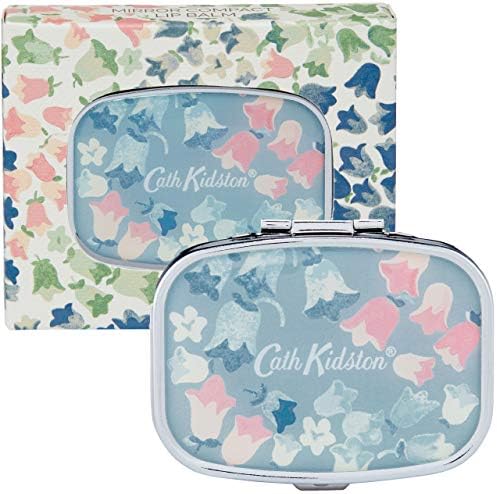 Cath Kidston Bluebells Compact Mirror Lip Balm | Help Lips Feel Soft | Shea Butter, Cocoa Seed Butter & Vitamin E | Cruelty Free & Vegan Friendly | 6g