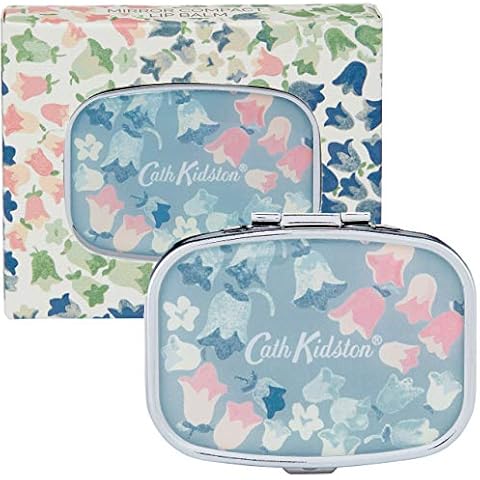 Cath Kidston Bluebells Compact Mirror Lip Balm | Help Lips Feel Soft | Shea Butter, Cocoa Seed Butter & Vitamin E | Cruelty Free & Vegan Friendly | 6g Cover