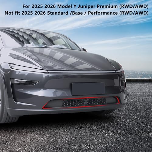 Arcoche Front Grill for Tesla Model Y 2025 2026 Juniper Mesh Grille Grid Inserts Air Inlet Vent Grille Cover Replacement With Insect Protection Accessories (Not fit 2026 Standard & Performance) by Arcoche - Image 2