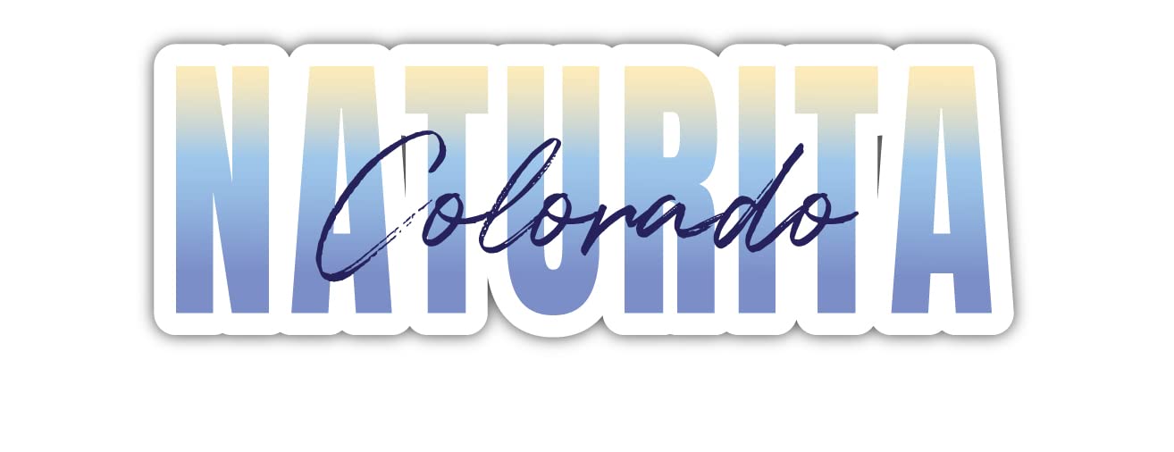 Naturita Colorado Souvenir 4-Inch Magnet Script Design 4 Inch|Magnet