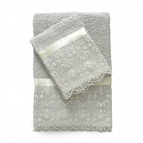 Morbidissimi Set asciugamani 1+1 Eva organza V853