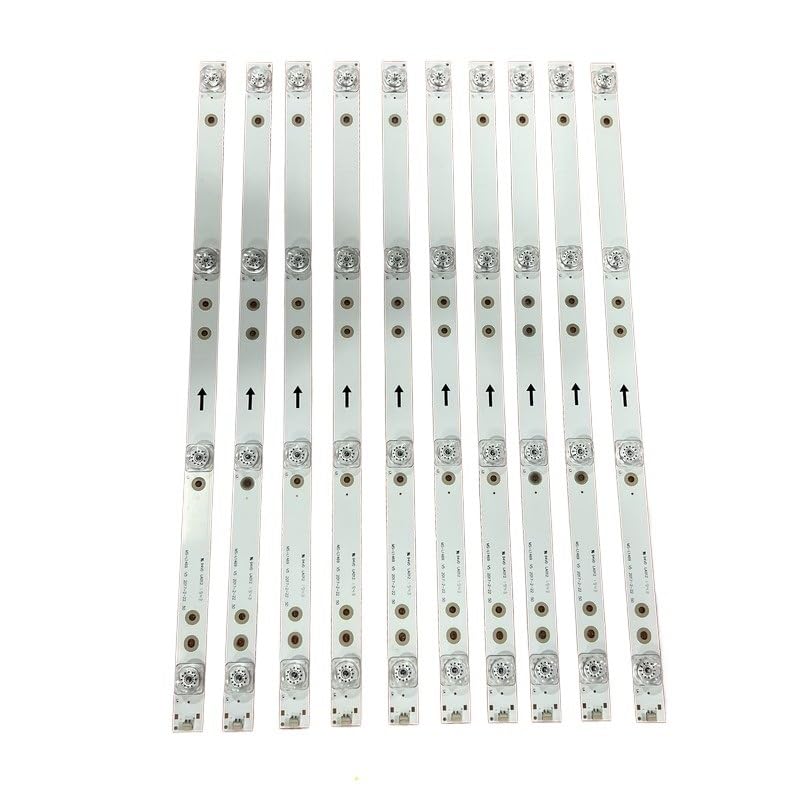 Kit de 10 Tiras LED de 4 LED for televisores Akai de 50" (H-LED50F452BS2, JP50UHD110-4K, MS-L1469, JS-D-JP50EU-042EC, E50EU1000, MCPCB)(20pcs For 2 TV)