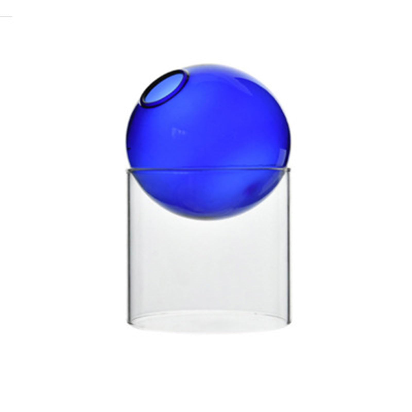 Spheroidal Shaped Flower Vase Transparent Glass Plant Hydroponic Aromatherapys Bottle Desk Decorations Hydroponics