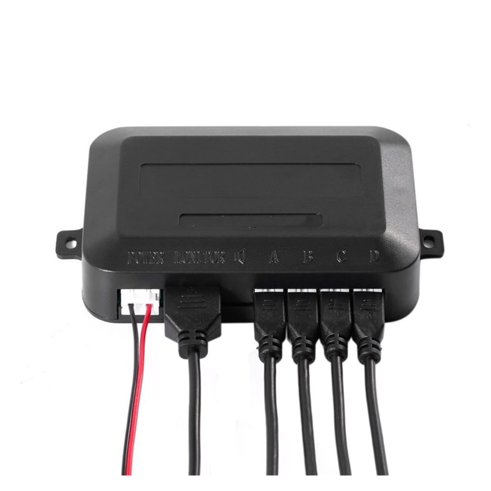 Radar De Recul Voiture Détecteur Voiture Parktronic Affichage LED Automatique 4 Pièces Kit Capteur Stationnement Moniteur Radar Secours Détecteur Voiture Radar Recul Capteur(Bleu)