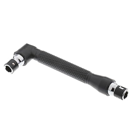 arythe 1/4 inch L-shaped Angle Head Twin Wrench Driver Set Screwdriver Bits Tools