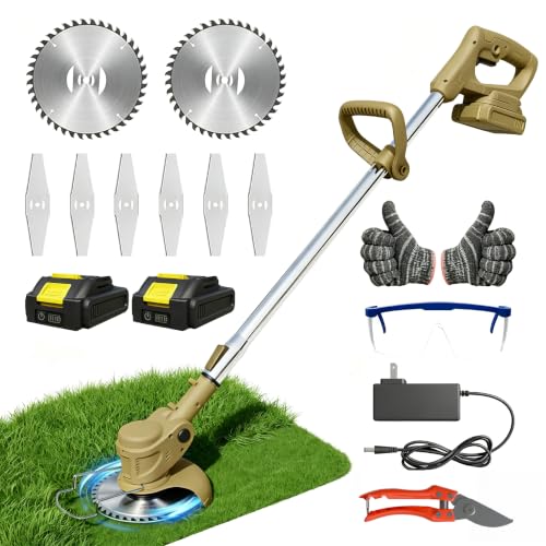 Cordless Weed Wacker Brush Cutter 21V Lightweight Electric Weed Eater