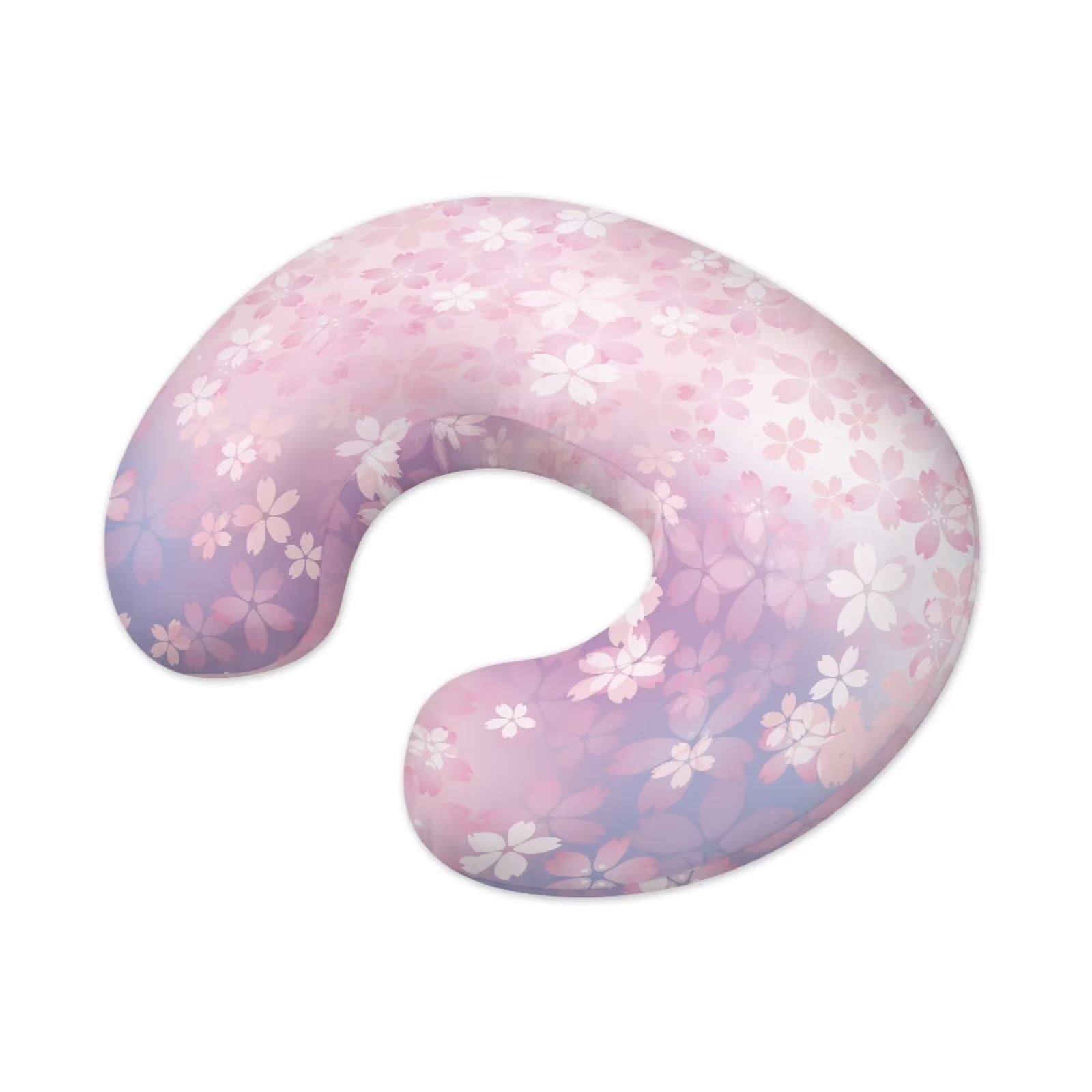 Hechitok Cherry Blossom Nursing Pillow Covers for Breastfeeding Pillow, Cozy Nursing Slipcover Breastfeeding Pillow Covers for Breastfeeding Mom