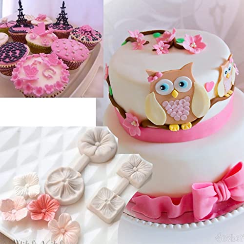 Anyana 3D butterfly sugarcraft silicone mold flower gumpaste cake decorating leaf veiner fondant cupcake decotions - Thumbnail 7