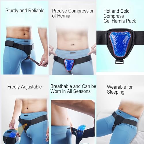 Faja para Hernia para Hombre y Mujer con Compresas Frías y Calientes miniatura 5
