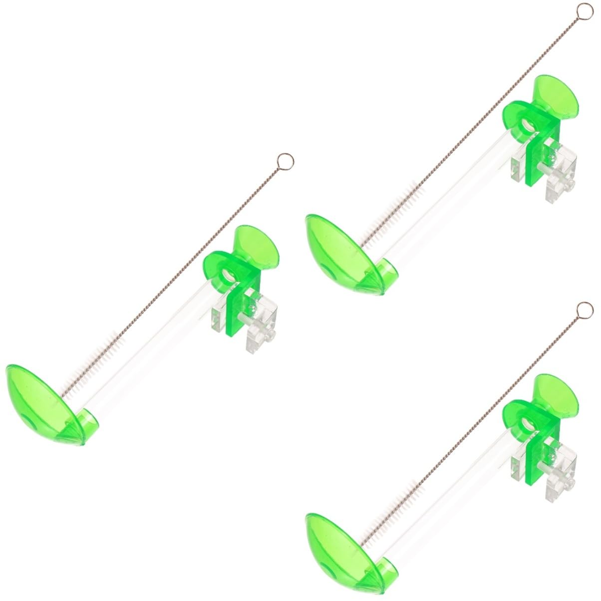 BESPORTBLE 3juegos Alimentador De Camarones Transparente para Acuario Comedero Práctico para Peces y Crustáceos Compatible Tanques Plantados y Organismos Acuáticos