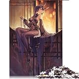 Rompecabezas para Adultos y niños Rompecabezas de 1000 Piezas para Adultos Houkai Gakuen Herrscher of Thunder Rompecabezas de Madera para Adultos y familias Juego de Juguetes para Adultos