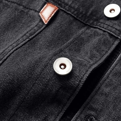 Chaqueta de mezclilla para hombre style casual miniatura 5