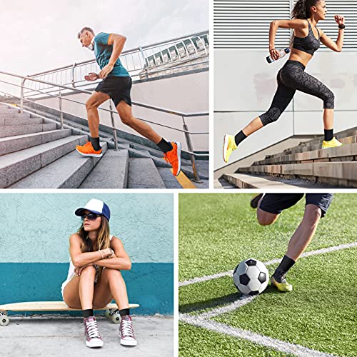 Airacker Athletic Socks Sport Running Calf Socks Performance Cushioned Breathable Crew Socks For Men Women(6 Pairs) #TOP5
