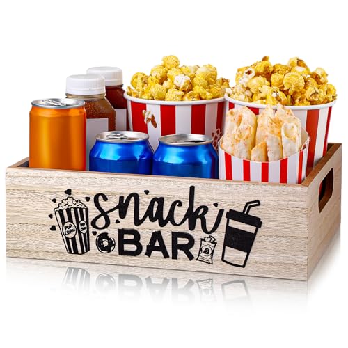 GlikCeil Movie Night Snack Trays with Handles