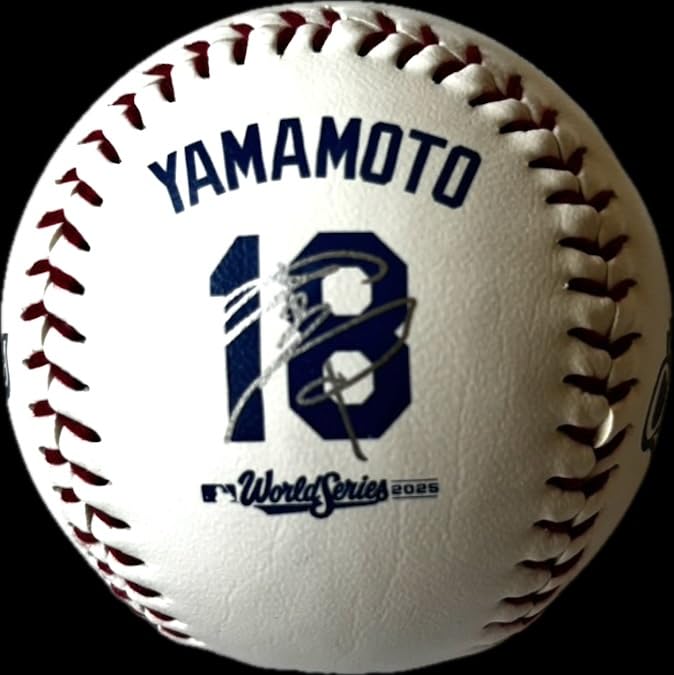 祝☆WS MVP　山本由伸選手直筆サインボール Amazon.co.jp: MLB公式 ロサンゼルス・ドジャース 山本由伸 2025