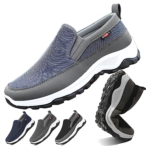 Zapatillas CNA Trop, Asupwell Zapatos for Caminar Hombres, CNA-Trop Hombres Zapatos ortopédicos Deporte CNA Trop Zapatos, Zapatos Ligeros Sin Cordones, para El Arco para Hombres