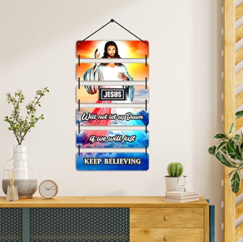 Image of EXPLEASIA Decorative Wall Hanging Wooden Art Decoration Item for Home Office Living Room Decoration Items Home Decor Gifts Wall Art Wall Decoration Gift items (Jesus)